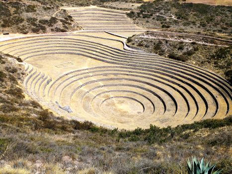 Explore the stunning Inca agricultural terraces at Moray in Cusco, Peru.