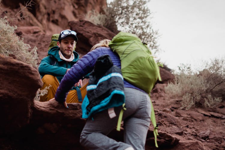 A Couple Hiking