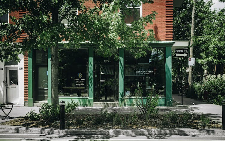 Facade Of Store With Handmade Jewelry