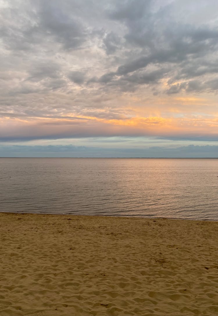 A Calm Sea At The Beach