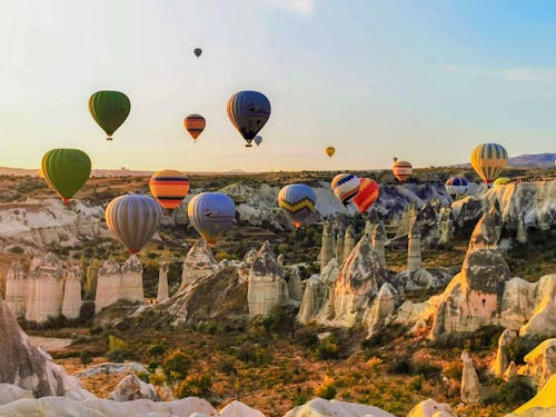 Základová fotografie zdarma na téma cappadocia, festival, horkovzdušné balóny