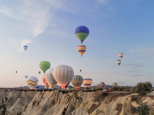 Základová fotografie zdarma na téma cappadocia, festival, horkovzdušné balóny