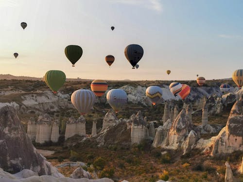 Základová fotografie zdarma na téma cappadocia, festival, horkovzdušné balóny