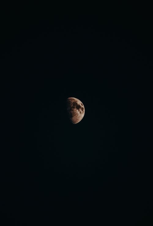 Foto stok gratis bulan, langit malam, luna