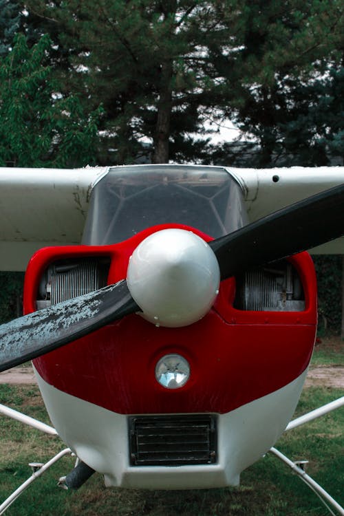 Close Up Shot of Aircraft Propeller