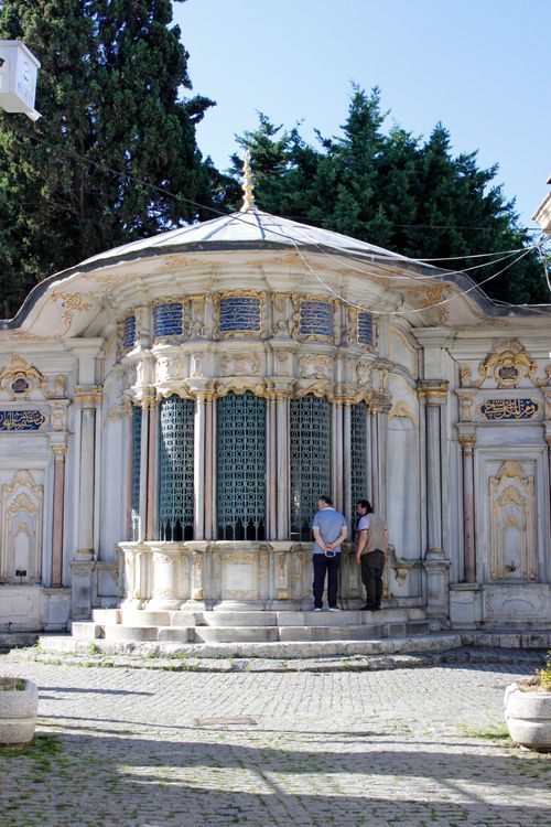 Free Historic Ottoman fountain facade with intricate design in Istanbul, Turkey. Stock Photo