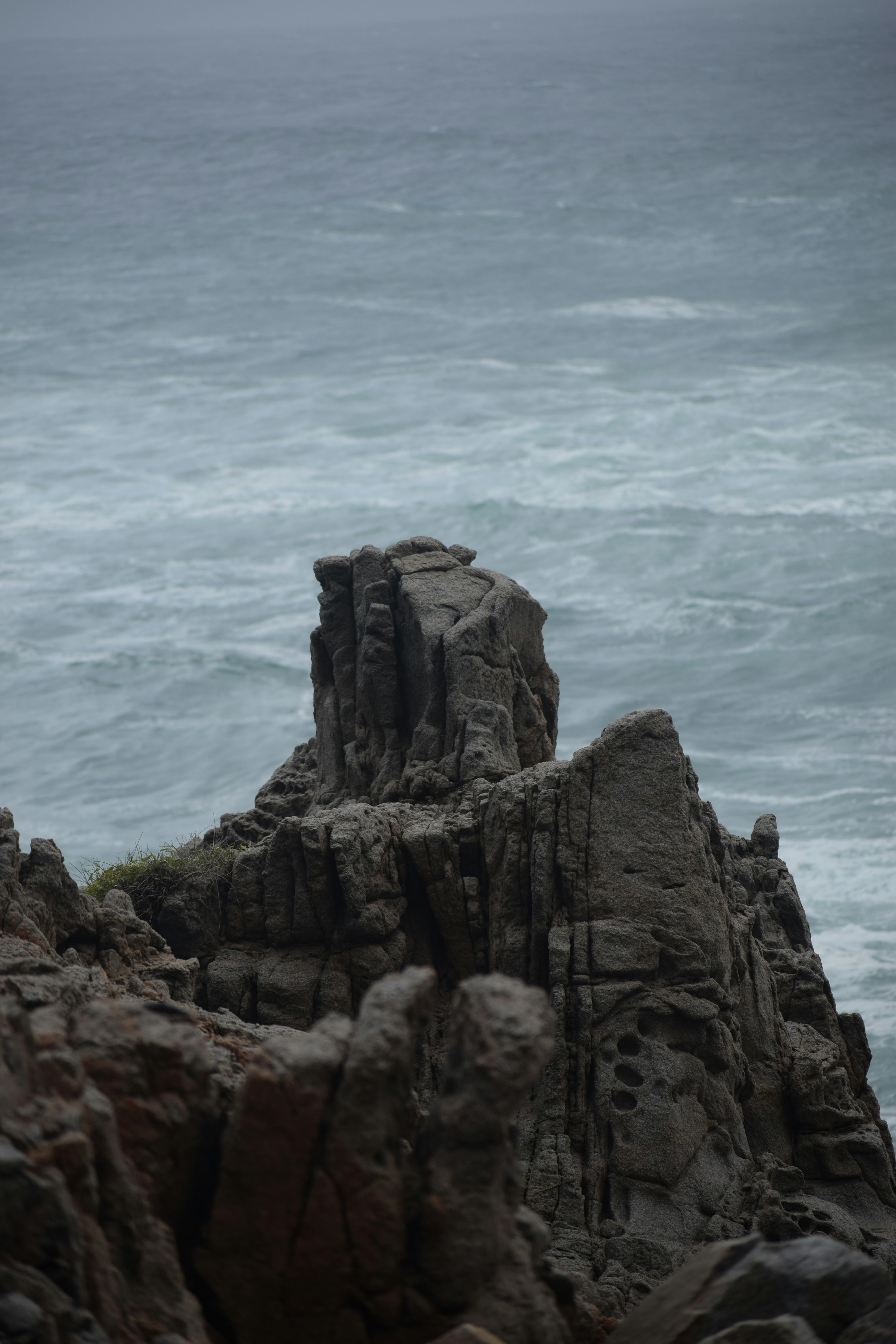 rock formation by the sea