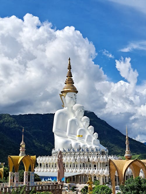 Free The Wat Phra Thart Pha Sorn Kaew Temple in Thailand Stock Photo