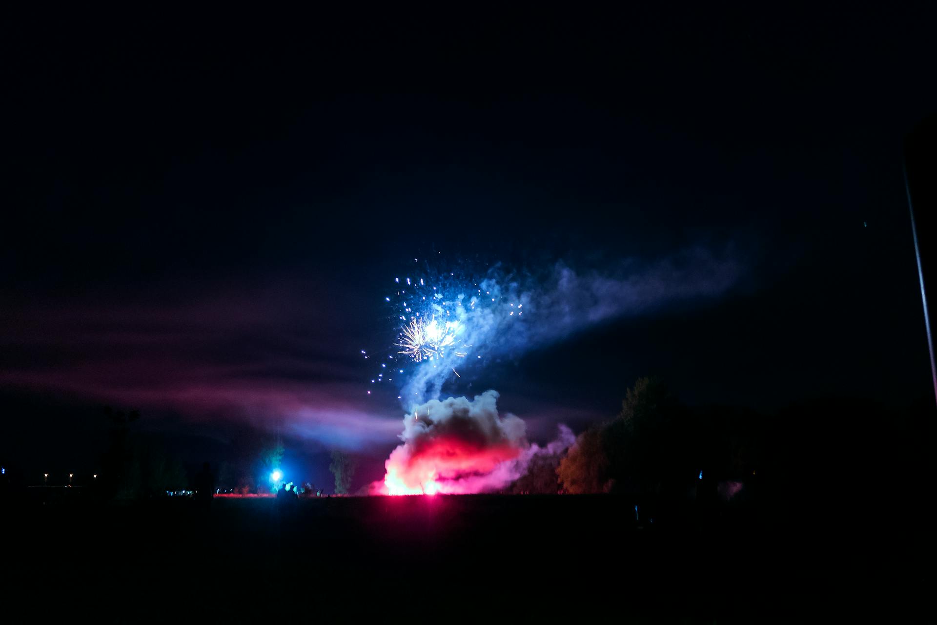 Building Explosion during Nighttime