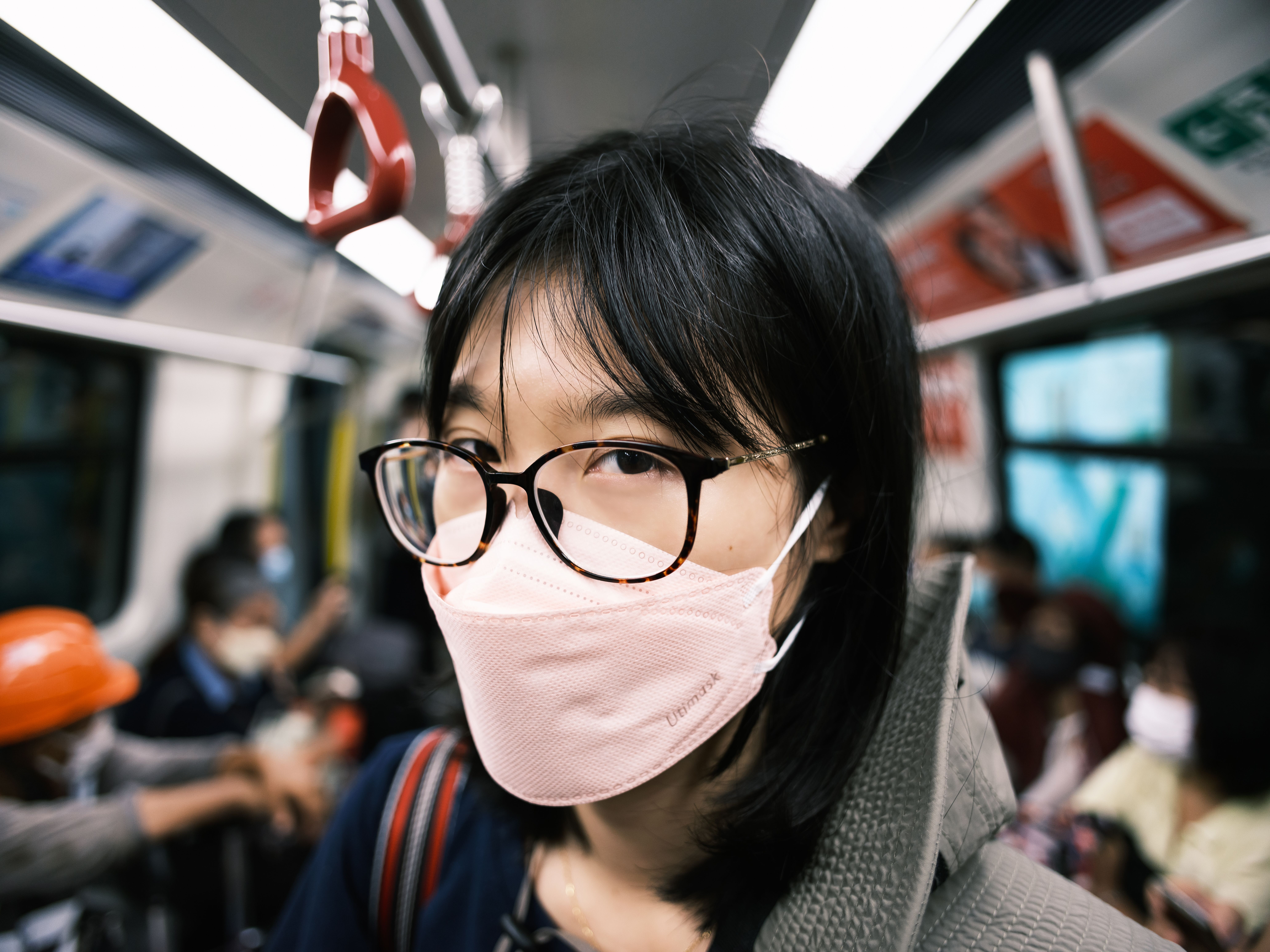 Close-Up Shot of a Woman Wearing Face Mask and Eyeglasses · Free Stock ...