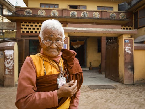 Monk at Monastery