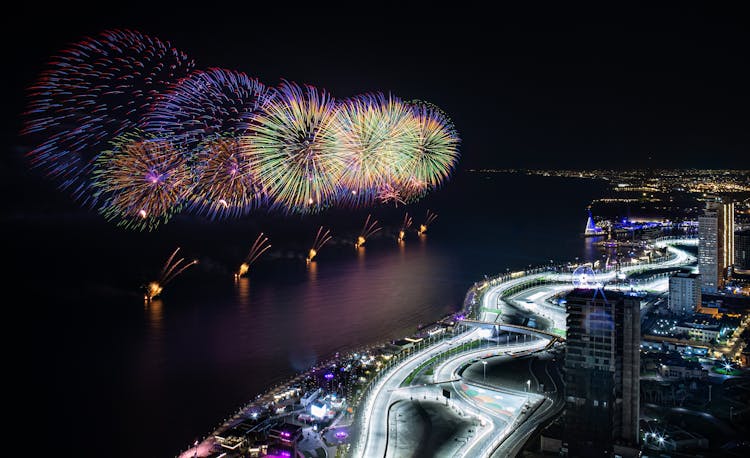 Aerial Photography Of City Buildings During Nighttime