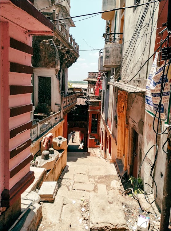 Narrow Street in India