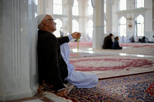 Man Praying in Mosque