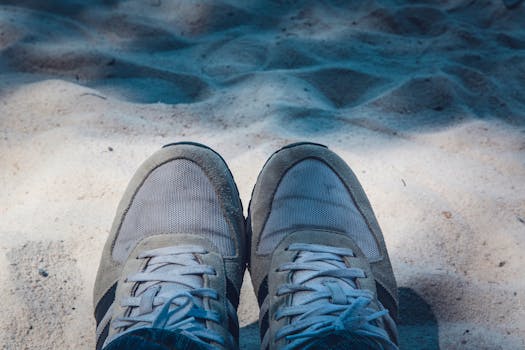 Person Wearing Blue Flat Shoes · Free Stock Photo