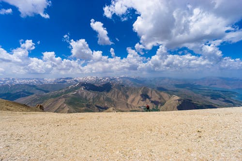 Aerial Photography of Mountains under the Cloudy Sky