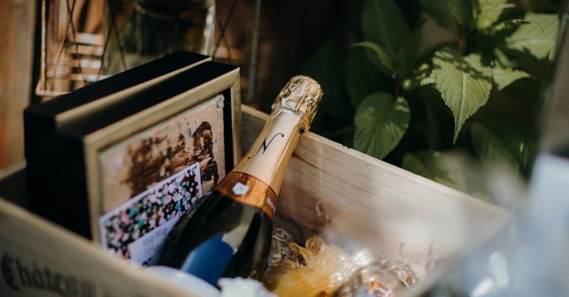 Urne de mariage champêtre à faire soi-même