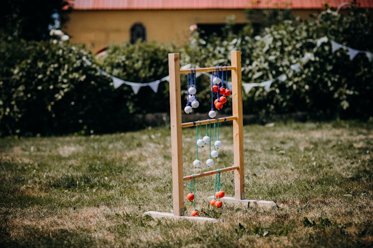 Wooden Toy With Balls