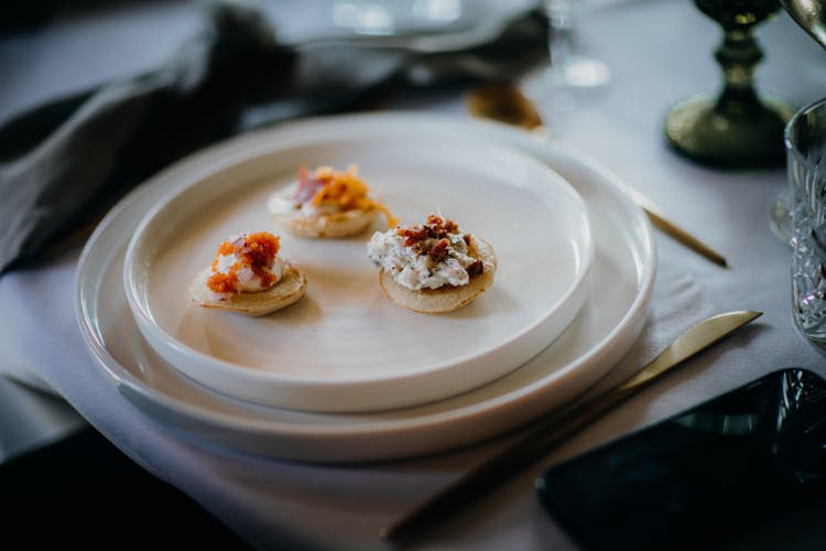 Plate With A Breakfast Dish