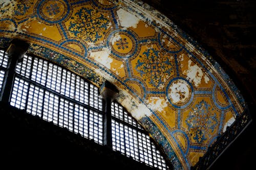 Old Decoration on Cathedral Ceiling