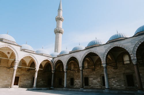 Clear Blue Sky over Suleymaniye Mosque