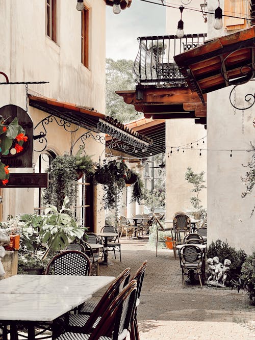 Dining Area at an Alley