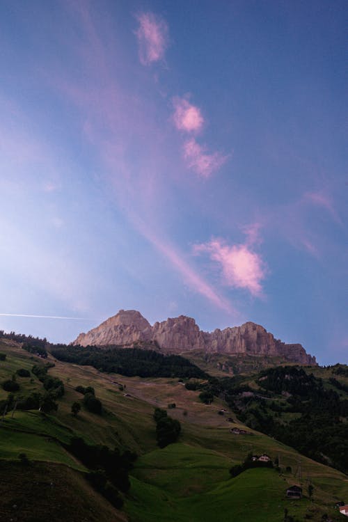 Scenic Landscape at Sunset 