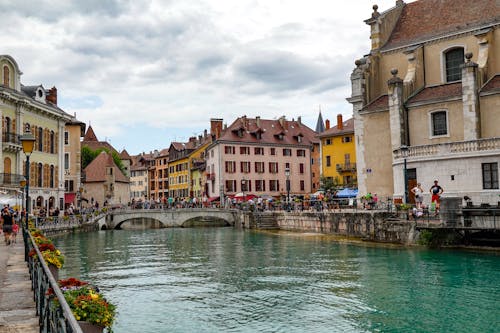 Canal and Bridge in Annecy