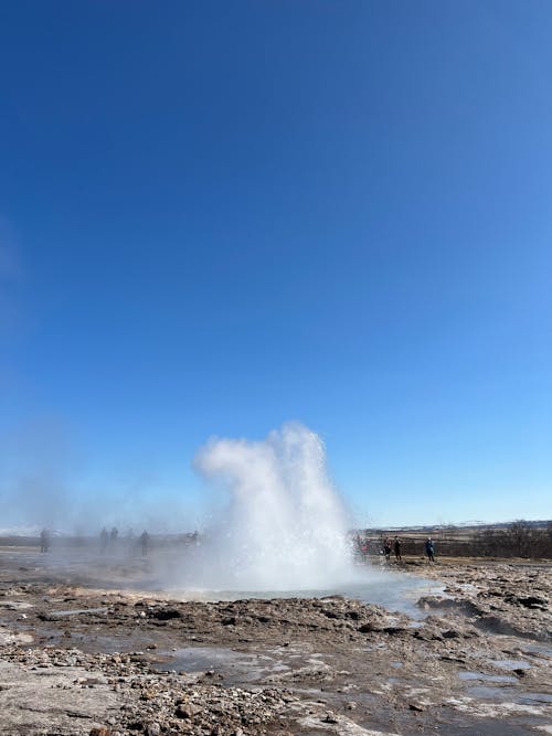 Ilmainen kuvapankkikuva tunnisteilla Geysir, höyry, islanti