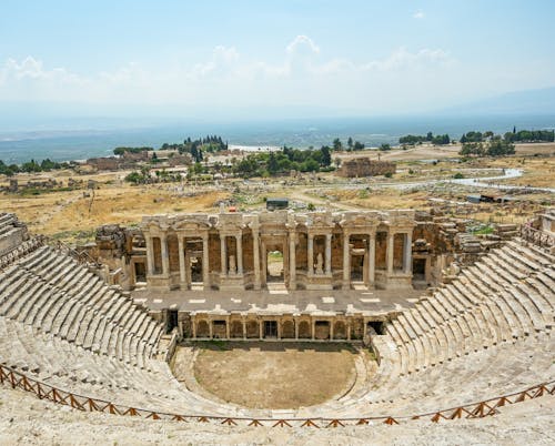 Gratis stockfoto met amfitheater, heel oud, hierapolis theater