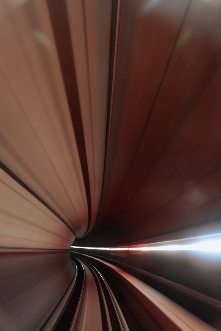 Abstract Image Of Tunnel