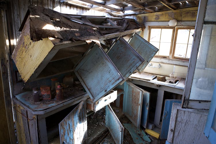 A Dilapidated Cabinet