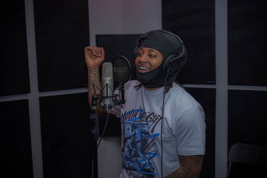 AI Rappers music video frame — authentic mood