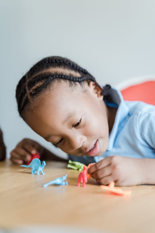 Child Playing with Toys 