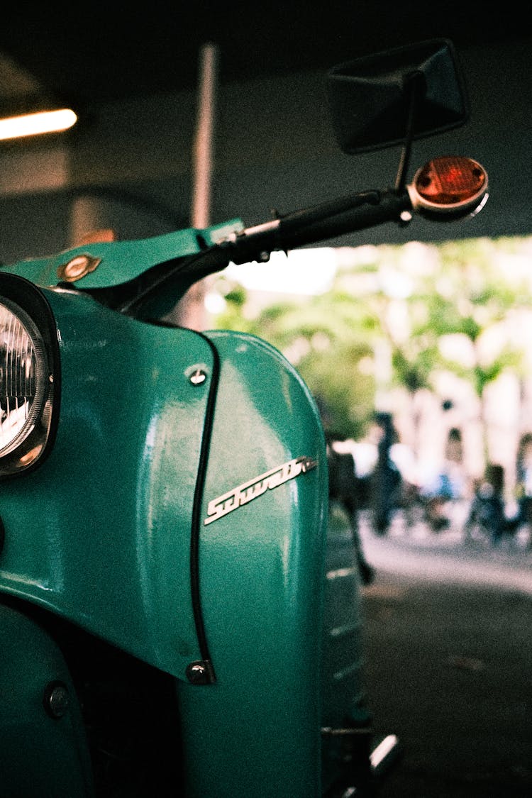 Green Motorcycle 