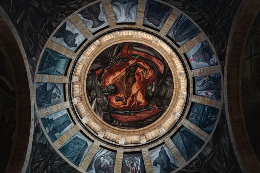 The Man of Fire By Jose Clemente Orozco