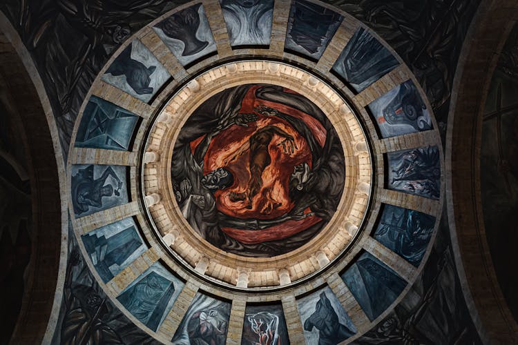 The Man Of Fire By Jose Clemente Orozco