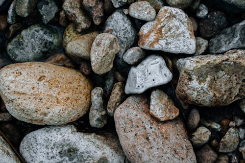 Close-up of Gray Stones