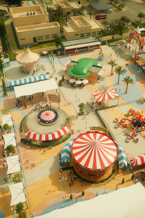 Aerial View of a Carnival