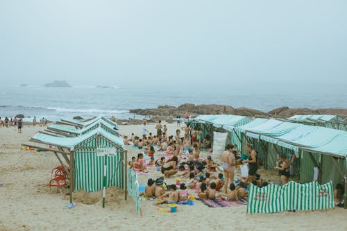 Δωρεάν στοκ φωτογραφιών με ακτή, άμμος, Άνθρωποι Φωτογραφία από στοκ φωτογραφιών
