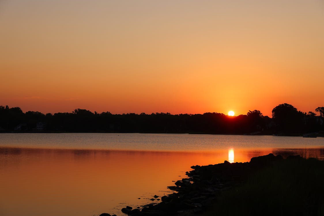 Photo of Lake during Sunset