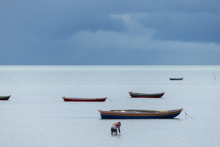 Boats On The Sea