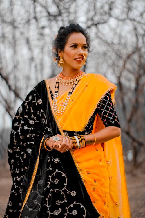 Woman in Traditional Clothing 