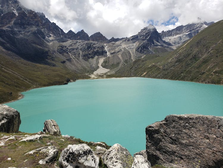 The Gokyo Lake In Sagarmatha National Park Nepal