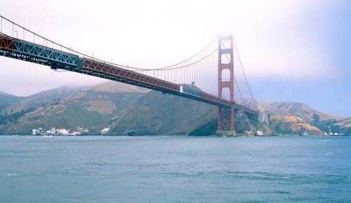 Free S.F. Golden Gate Bridge 1980 Stock Photo