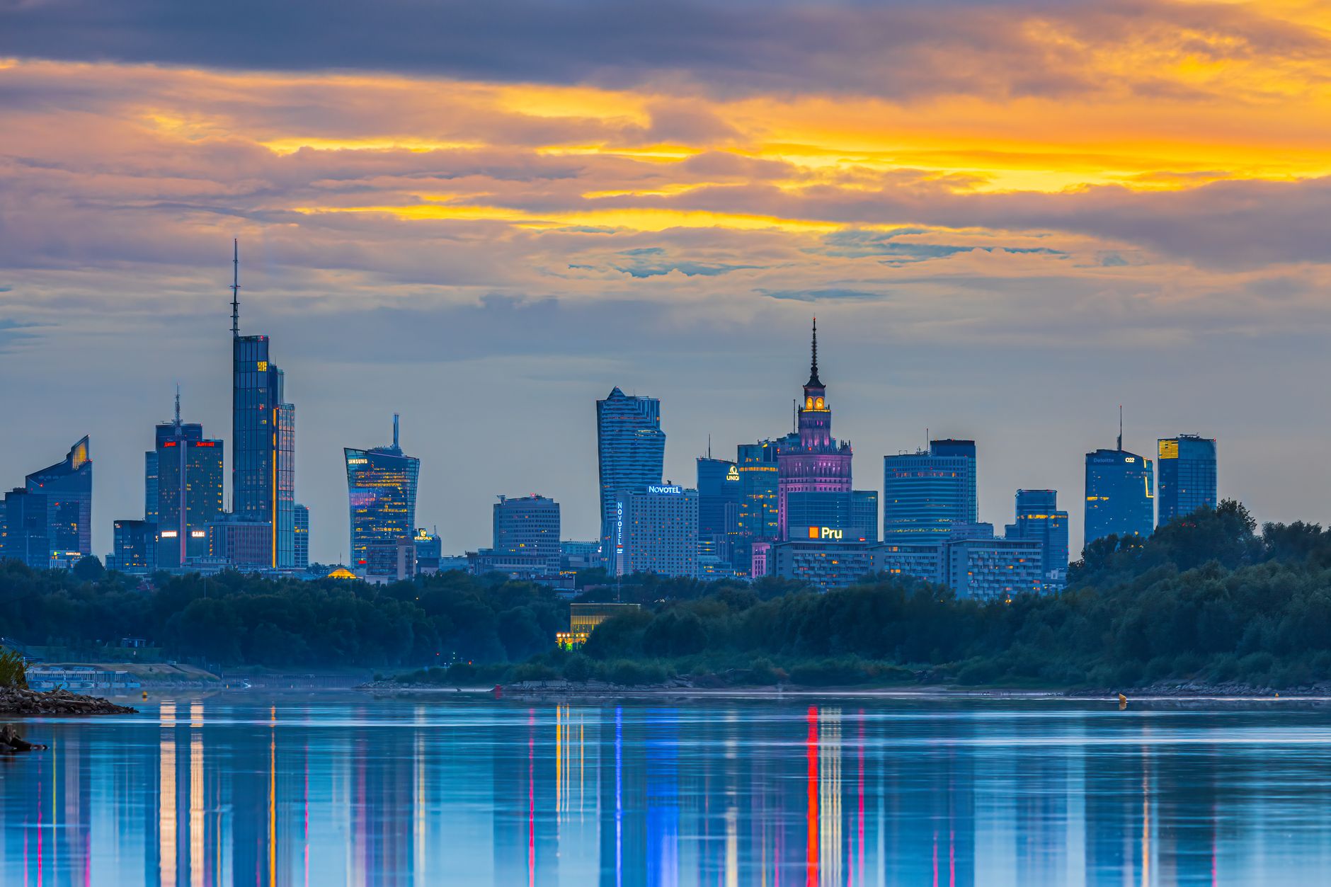 Warsaw skyline