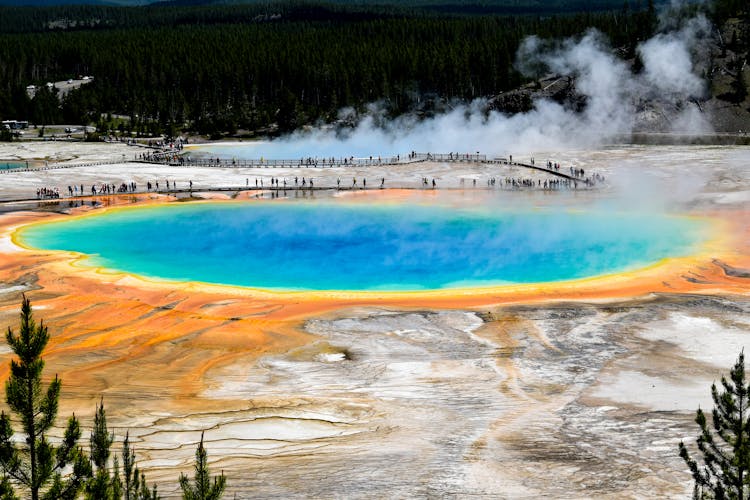 The Famous Yellowstone Caldera