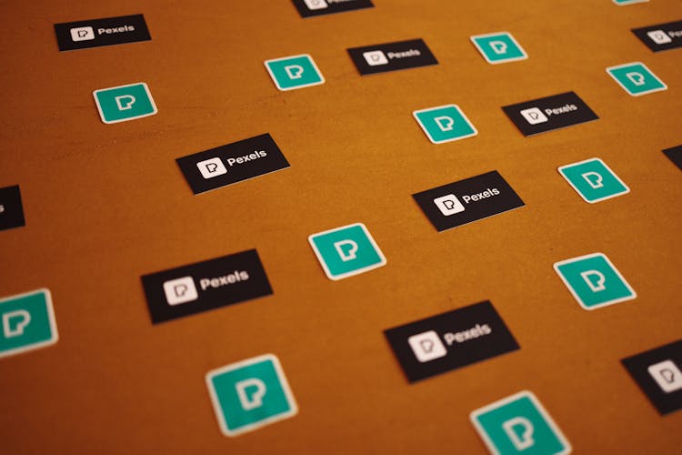 Stickers With Pexels Logo