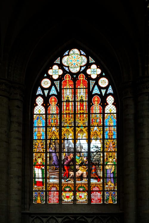 Darmowe zdjęcie z galerii z gotycki, katedra, łukowate okno