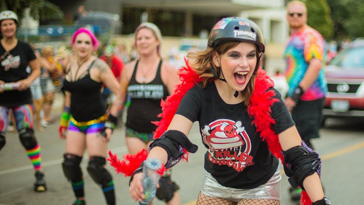 Women On Roller Skates